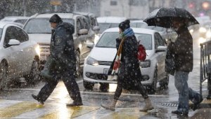 Дождь, снег и метели ожидаются в Казахстане в выходные дни
