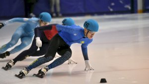 Тихонова и Кажгали стали чемпионами Казахстана по шорт-треку