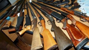 КНБ сообщил о массовом изъятии оружия и боеприпасов