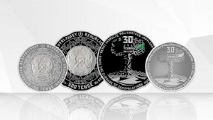 Нацбанк выпустил коллекционные монеты к 30-летию закрытия ядерного полигона в Семее