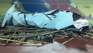 Начато досудебное расследование по факту обрушение кровли на стадионе в Шымкенте
