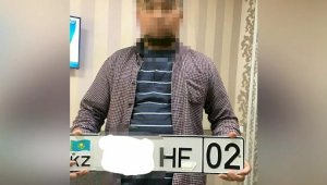 Алматинский таксист пытался обмануть системы видеонаблюдения с помощью скотча