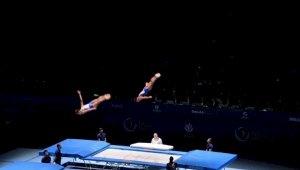 Казахстанцы выступили на Кубке мира по батутной гимнастике в Италии