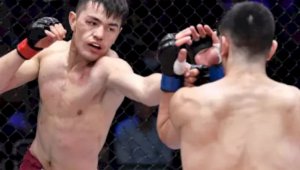 Этнический казах из Китая выиграл нокаутом в дебюте на UFC