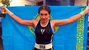 Аида Сатыбалдинова вернулась на ринг спустя три года и завоевала титул GBO