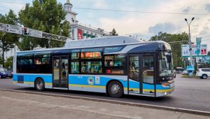 В Алматы временно изменится схема движения автобусного маршрута №123