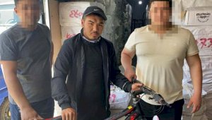 Велосипедный вор задержан полицейскими Алматы