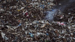 В Жетысуской области тлеют отходы на старом мусорном полигоне