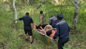 В Акмолинской области парень упал с 20-метровой высоты, когда забирался на гору «Туфелька»