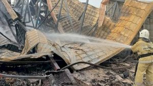 Досудебное расследование начато по факту пожара на Алакольских базах отдыха