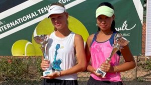 Юные казахстанские теннисисты продолжают покорять Европу