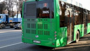 В схемы некоторых автобусных маршрутов Алматы внесены изменения