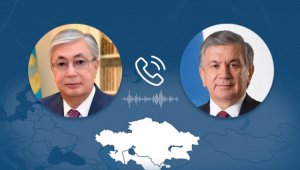 Президент Казахстана позвонил главе Узбекистана, чтобы поздравить его с днем рождения