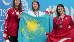 Казахстанская пловчиха завоевала «золото» и установила рекорд Игр исламской солидарности