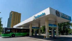 Сложности развития: в Алматы недостаточно газовых АЗС для заправки пассажирских автобусов