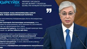 Президент Казахстана заявил о приоритетах нового экономического курса