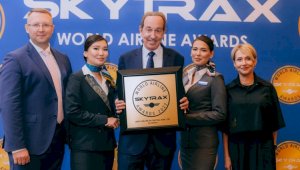 Air Astana в 10-й раз получила награду Skytrax как лучшая авиакомпания в своем регионе