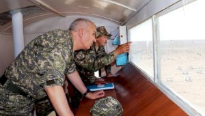 Министр обороны проверил состояние военных объектов на юге Казахстана