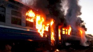 В пассажирском поезде сообщением Кызылорда – Семей произошел пожар