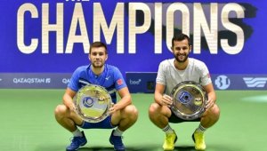 Победителями Astana Open в парном разряде стали теннисисты из Хорватии
