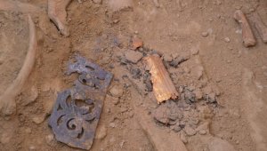 Захоронение воина сакской эпохи найдено при археологических раскопках в Алматы