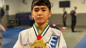 Подросток из Атырау стал чемпионом мира по джиу-джитсу