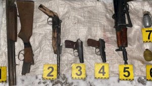 В Алматинской области найден очередной схрон с оружием и боеприпасами