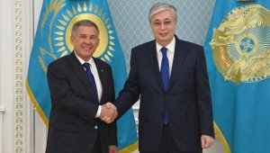 Лидеры Казахстана и Татарстана обсудили перспективы сотрудничества