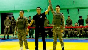 Чемпионат по рукопашному бою среди курсантов прошел в Алматы