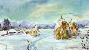 Белое очарование: зима является одной из любимых тем художников Алматы