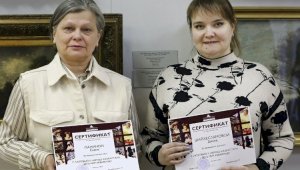 В Алматы открылась совместная выставка Елены Паниной и Дианы Шайхеслямовой