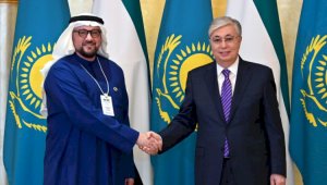 Президент обсудил в ОАЭ строительство ветровых электростанций в Казахстане
