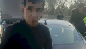 Угнанный в Алматы автомобиль нашли в Шымкенте