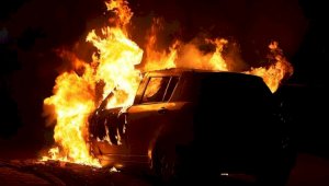 Активист из Тараза заказал поджег собственного авто, чтобы обвинить в этом чиновников