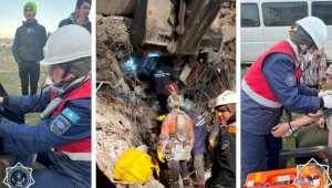 7 человек спасли из-под завалов в Турции казахстанские спасатели МЧС