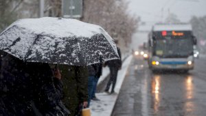 Дождь и снег обещают жителям Алматы и области
