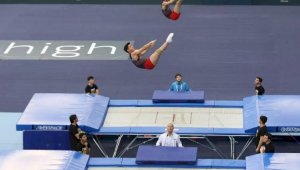 Два золота завоевали казахстанские гимнасты на Кубке мира