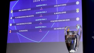 Стали известны результаты жеребьевки 1/4 финала Лиги чемпионов УЕФА