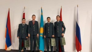Курсант из Казахстана успешно выступил на олимпиаде по иностранному языку в Армении