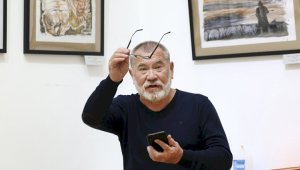 Выставка художника Ибрагима Кубекова проходит в Алматы