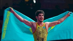 Казахстанский борец завоевал золото чемпионата Азии в Астане
