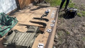 Схрон с оружием обнаружили в Жамбылской области