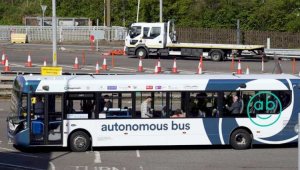 В Великобритании запустили первый беспилотный автобусный маршрут