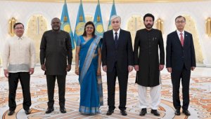 Президент Казахстана принял верительные грамоты послов пяти государств
