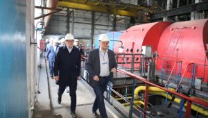 Министр энергетики посетил Петропавловскую ТЭЦ