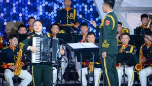 Военно-музыкальный фестиваль проходит в Астане