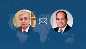 Глава государства направил поздравительную телеграмму Президенту Египта