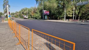 Ремонт по северной стороне пр. аль-Фараби в Алматы идет по графику: определен следующий участок ремонта