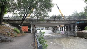 Реконструкция моста через реку Есентай: после реконструкции будут высажены 600 деревьев