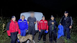 Ночью спасатели нашли на Кок-Жайляу потерявшегося туриста